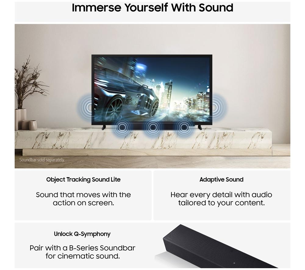 Televisor LED HDR Smart HD Ready SAMSUNG UE32H5000FKXXU de 32"