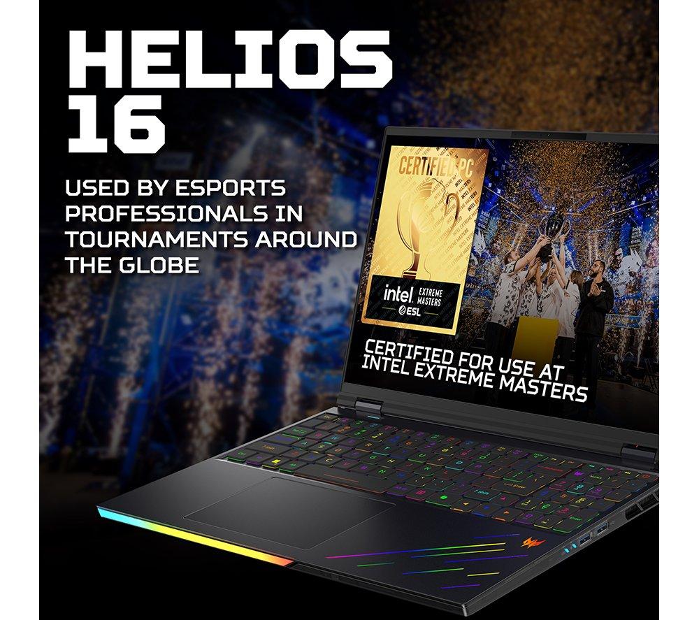 ACER Predator Helios 16 AI 16" Gaming Laptop - Intel® Core™ Ultra 9, RTX 5090, 1 TB SSD