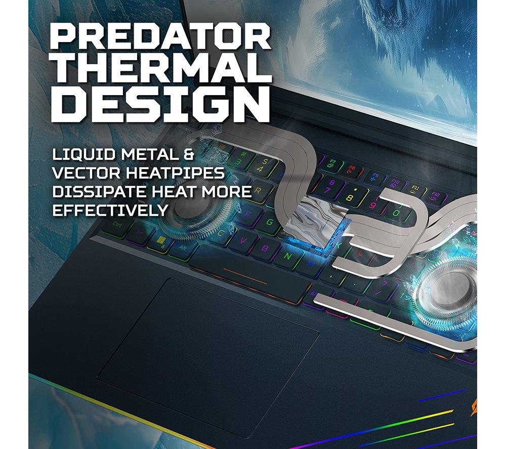 ACER Predator Helios 16 AI 16" Gaming Laptop - Intel® Core™ Ultra 9, RTX 5090, 1 TB SSD