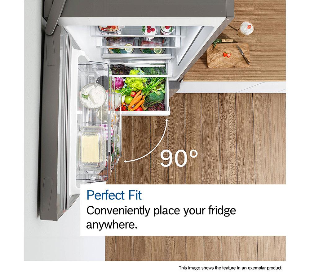 BOSCH Serie 4 KGN392LAGG Frigorífico Combi 70/30 - Acero Inoxidable