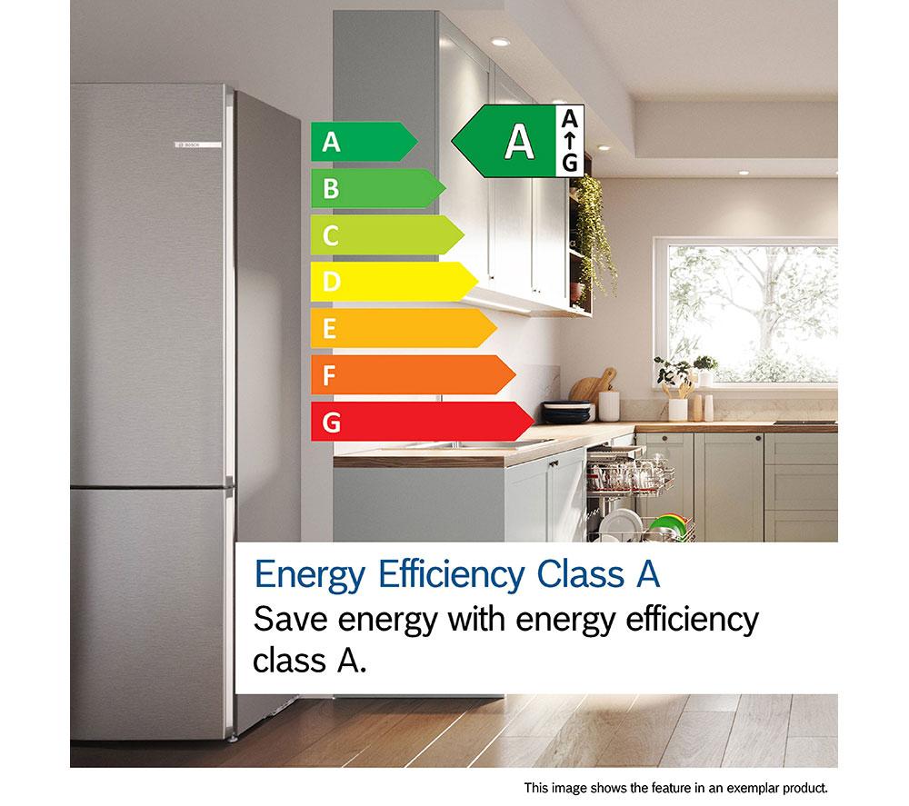BOSCH Serie 4 KGN392LAGG Frigorífico Combi 70/30 - Acero Inoxidable