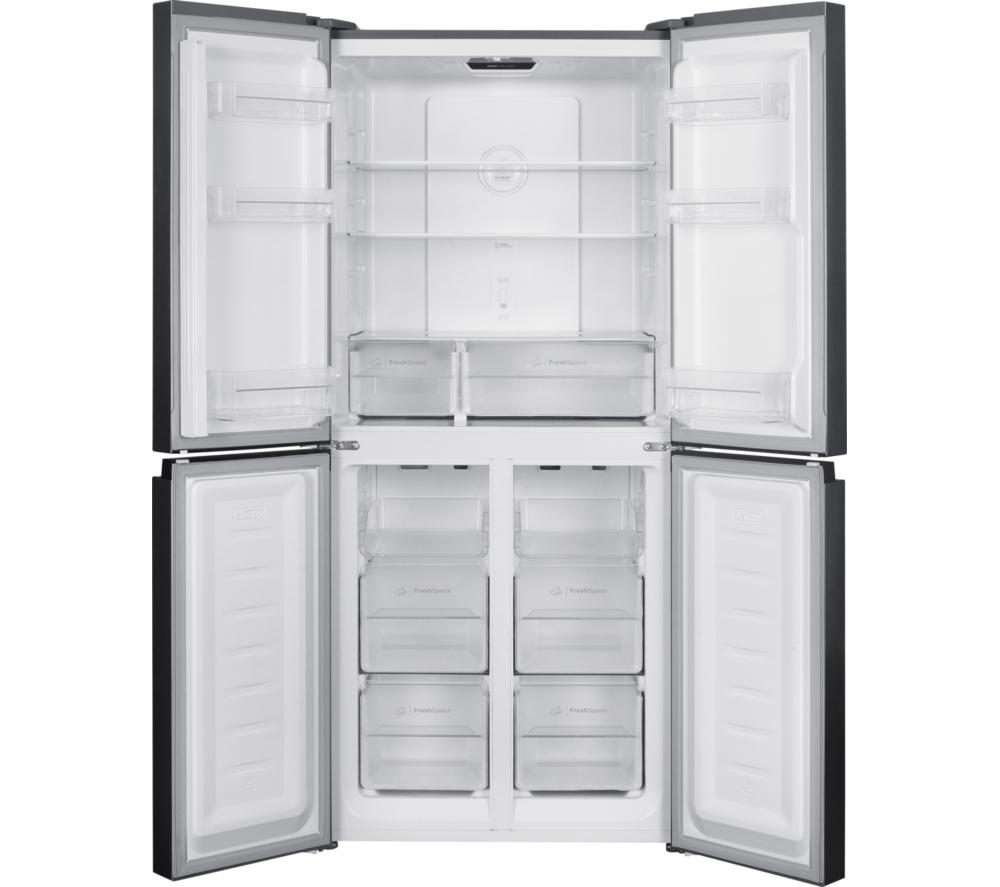 Frigorífico Combi Americano INDESIT Push&Go INGF 6421 XP4UK - Plata