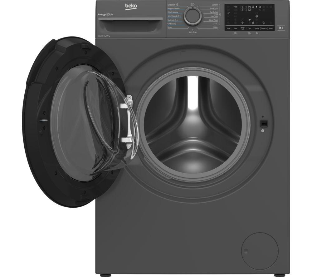 BEKO Pro EnergySpin BM3DT68342A Lavadora secadora de 8 kg - Antracita