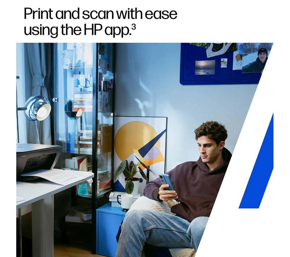Impresora de inyección de tinta inalámbrica todo en uno HP DeskJet 2910 | Escanear y copiar | 3 meses de Instant Ink gratis
