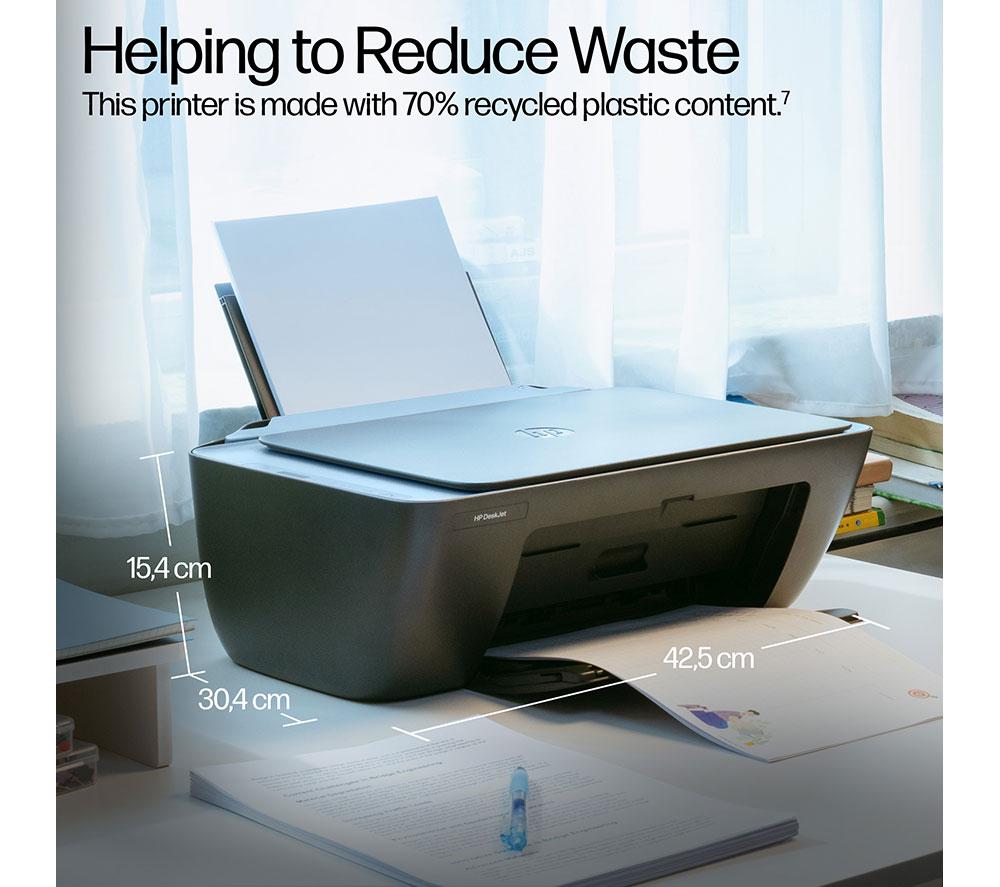 Impresora de inyección de tinta inalámbrica todo en uno HP DeskJet 2910 | Escanear y copiar | 3 meses de Instant Ink gratis
