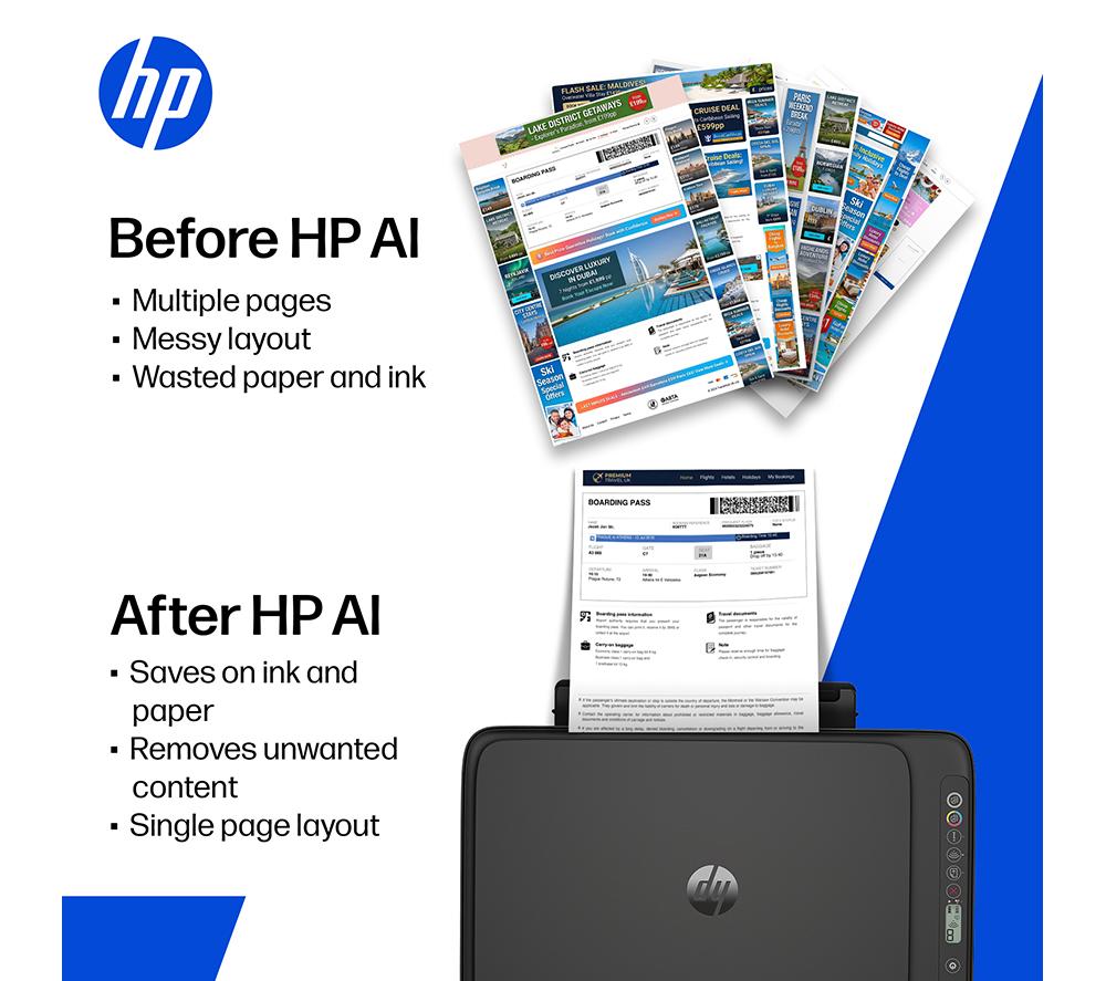 Impresora de inyección de tinta inalámbrica todo en uno HP DeskJet 2910 | Escanear y copiar | 3 meses de Instant Ink gratis
