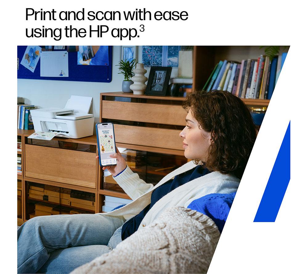 Impresora de inyección de tinta inalámbrica todo en uno HP DeskJet 4322 | Escaneo y copia | 5 meses de Instant Ink gratis