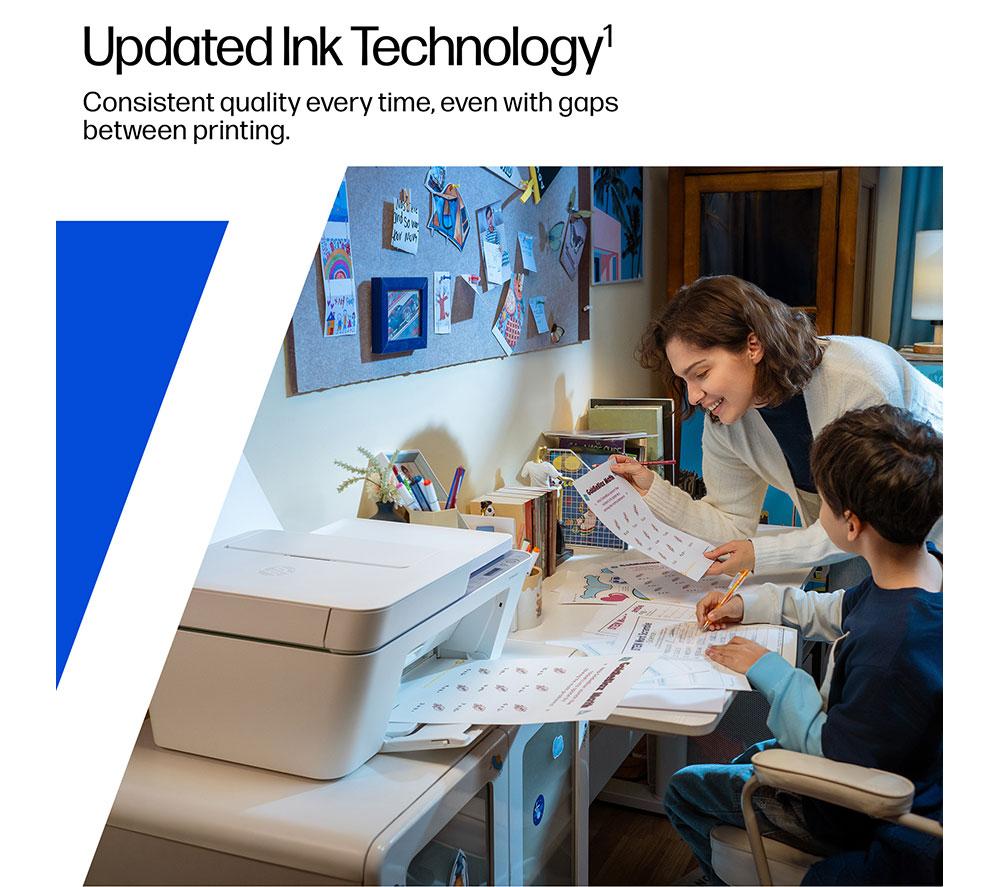 Impresora de inyección de tinta inalámbrica todo en uno HP DeskJet 4322 | Escaneo y copia | 5 meses de Instant Ink gratis