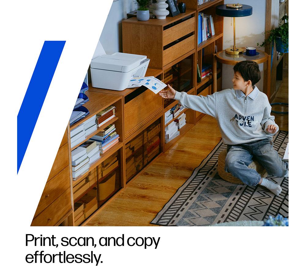Impresora de inyección de tinta inalámbrica todo en uno HP DeskJet 4322 | Escaneo y copia | 5 meses de Instant Ink gratis