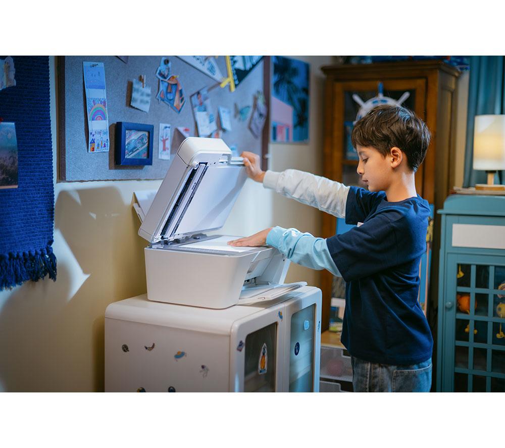 Impresora de inyección de tinta inalámbrica todo en uno HP DeskJet 4322 | Escaneo y copia | 5 meses de Instant Ink gratis