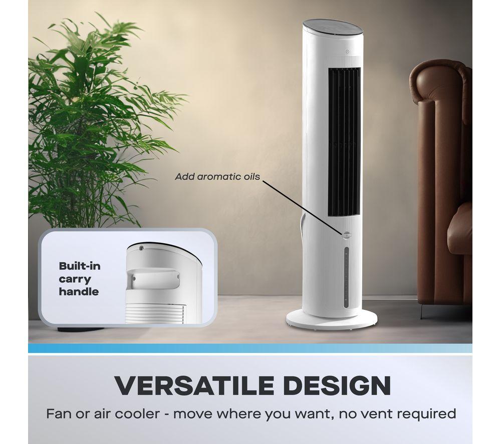DAEWOO COL1651GE 3-in-1 Air Cooler & Humidifier Tower Fan - White