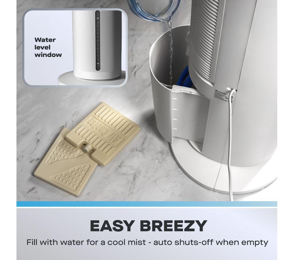 Ventilador de torre enfriador y humidificador 3 en 1 DAEWOO COL1651GE - Blanco