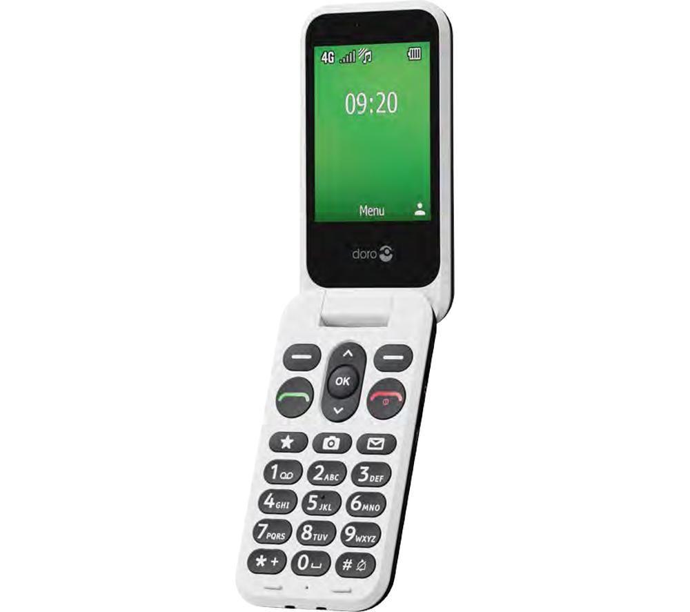 DORO Leva E30 - 128 MB, Black & White