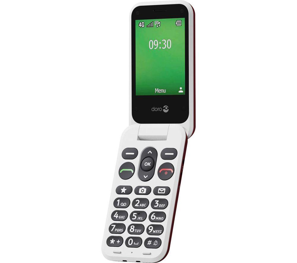 DORO Leva E30 - 128 MB, Red & White