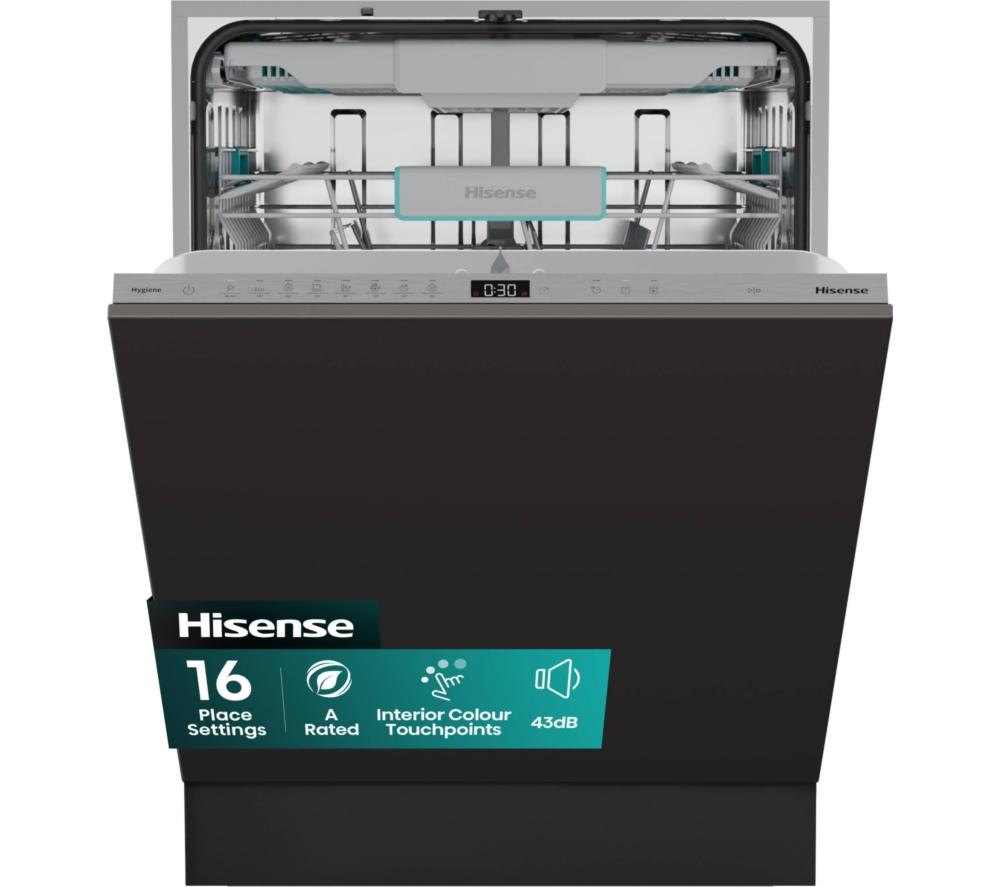 HISENSE HV16AUK Full-Size Fully Integrated Dishwasher