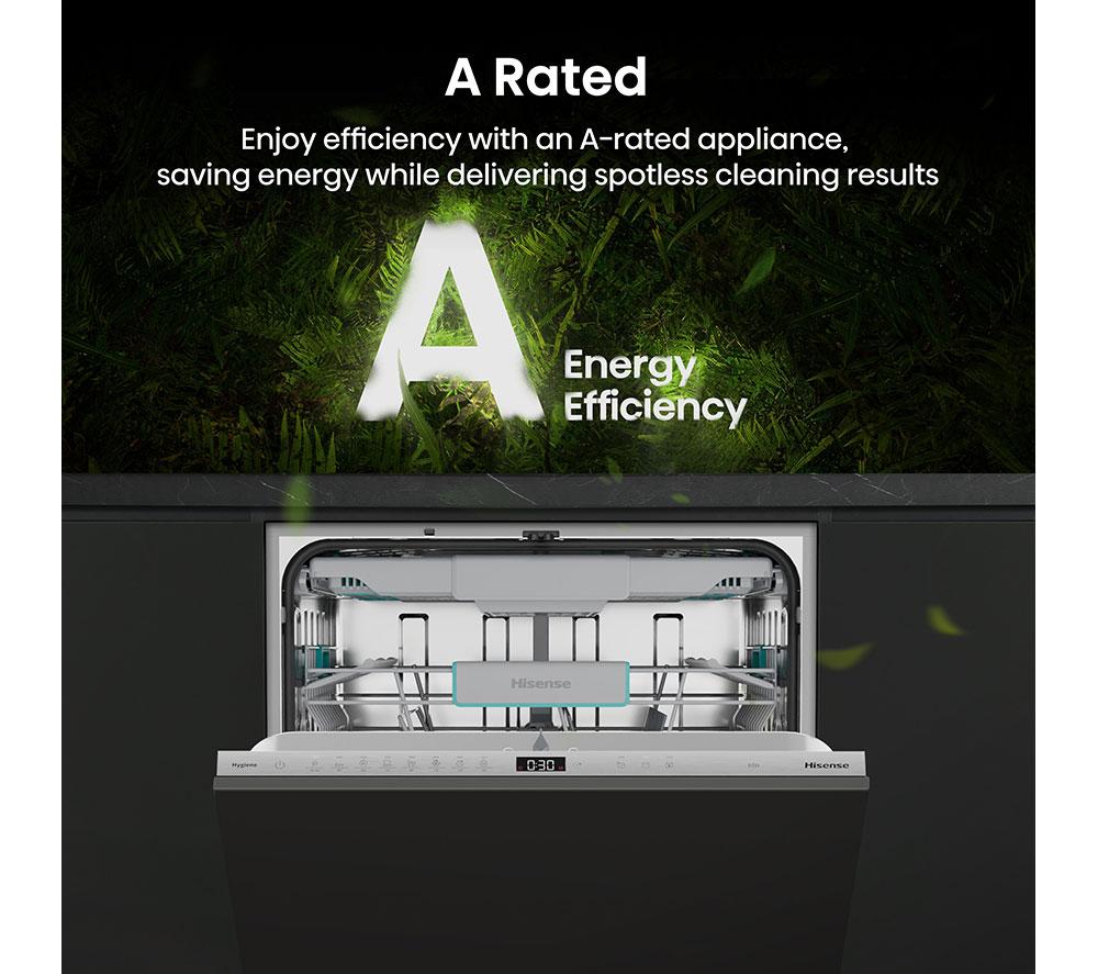 HISENSE HV16AUK Lavavajillas totalmente integrado de tamaño completo