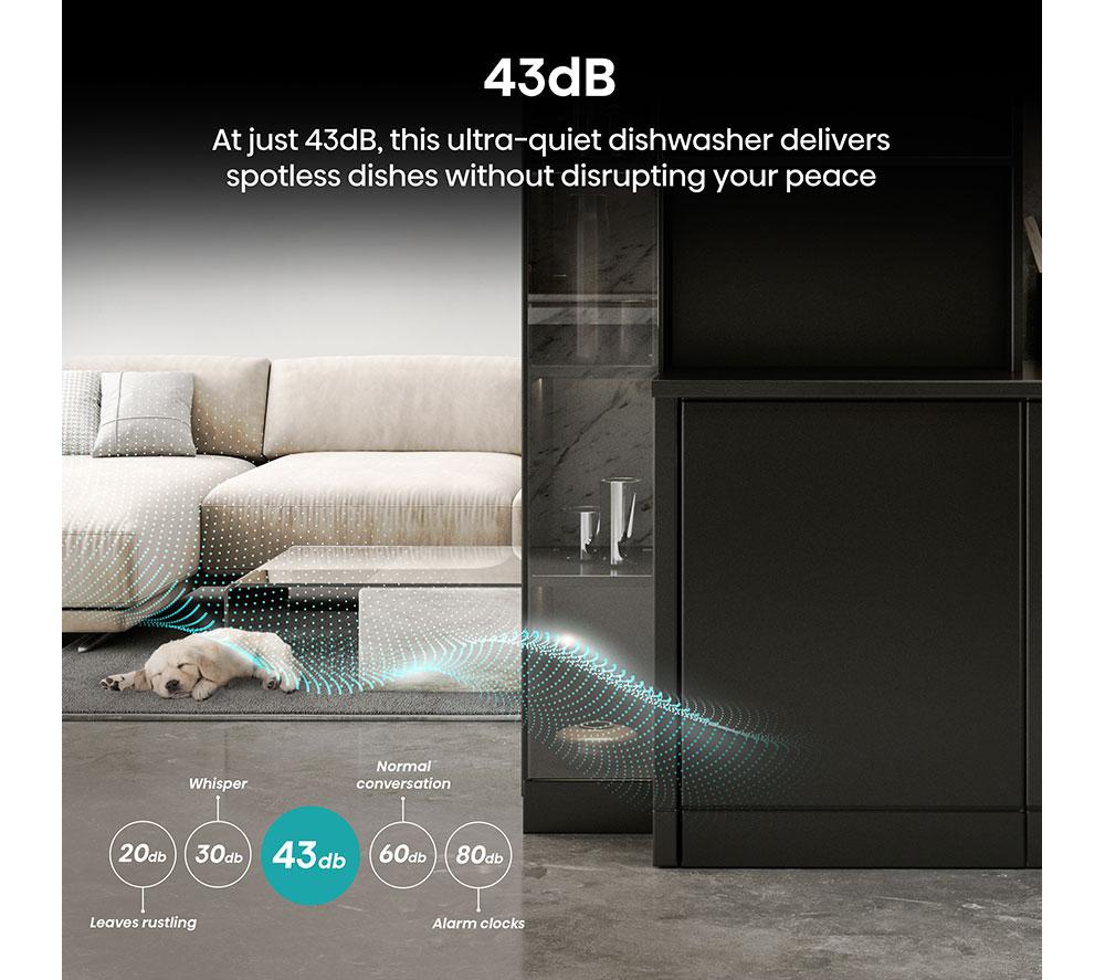 HISENSE HV16AUK Lavavajillas totalmente integrado de tamaño completo