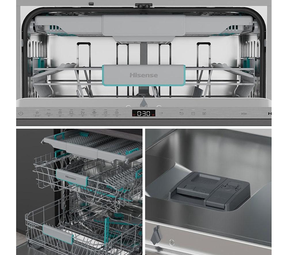 HISENSE HV16AUK Lavavajillas totalmente integrado de tamaño completo