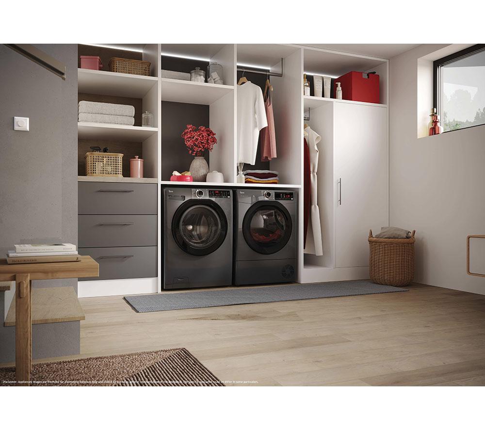 HOOVER H-Dry 350 HRE H10N2TBER-80 WiFi-enabled 10 kg Heat Pump Tumble Dryer - Graphite