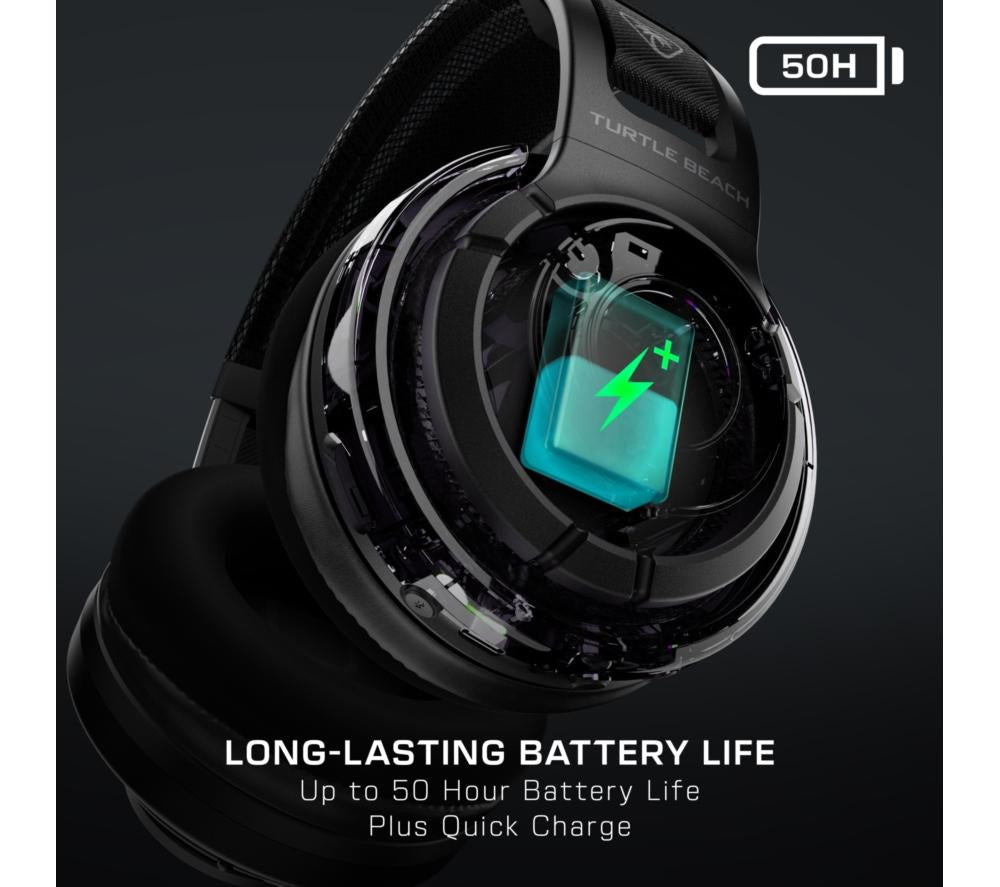 TURTLE BEACH Turtle Beach Atlas Air Kabelloses PC-Gaming-Headset - Schwarz