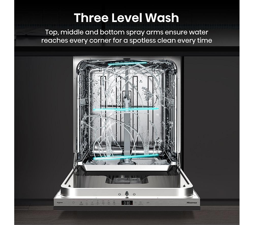 Lavavajillas totalmente integrado de tamaño completo HISENSE HV16CUK