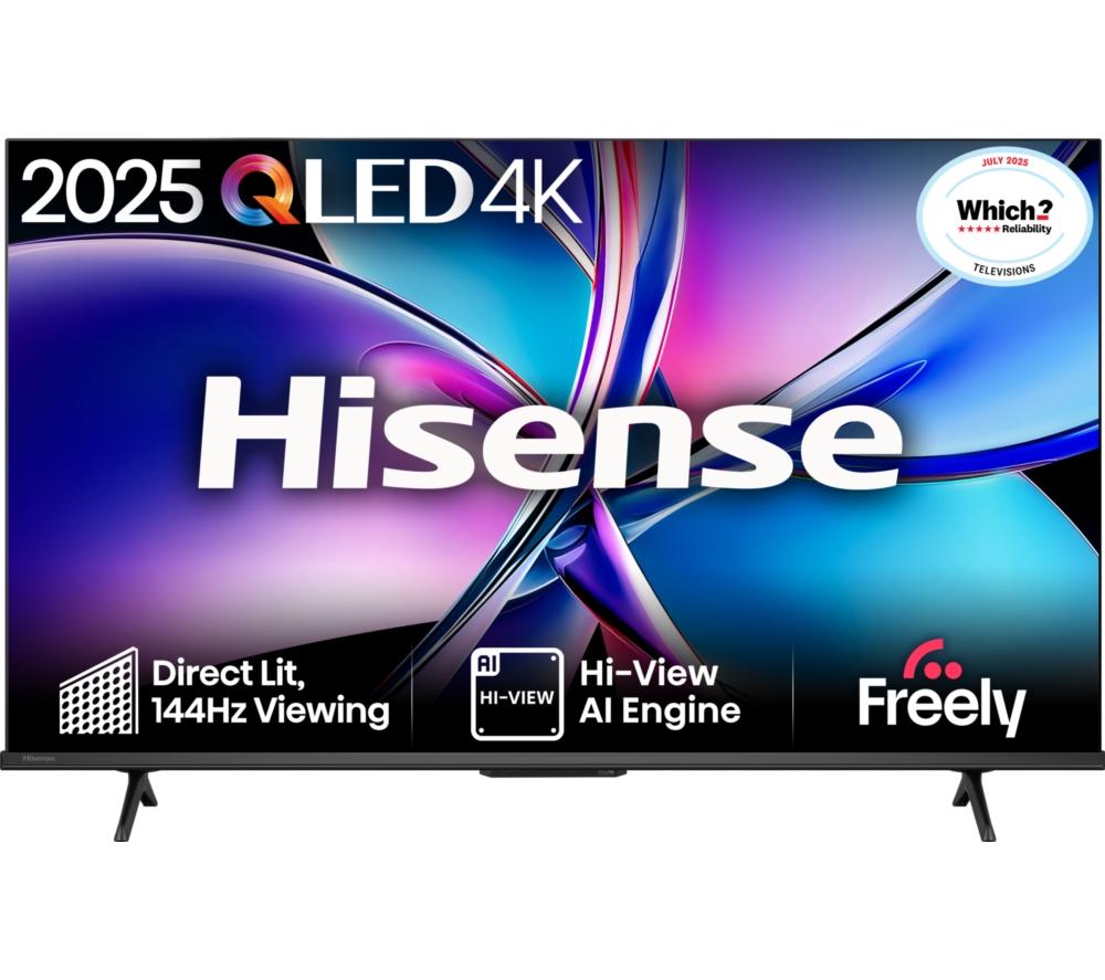 HISENSE E7Q PRO 50" QLED 4K HDR Smart TV with Freely - 50E7QTUK PRO