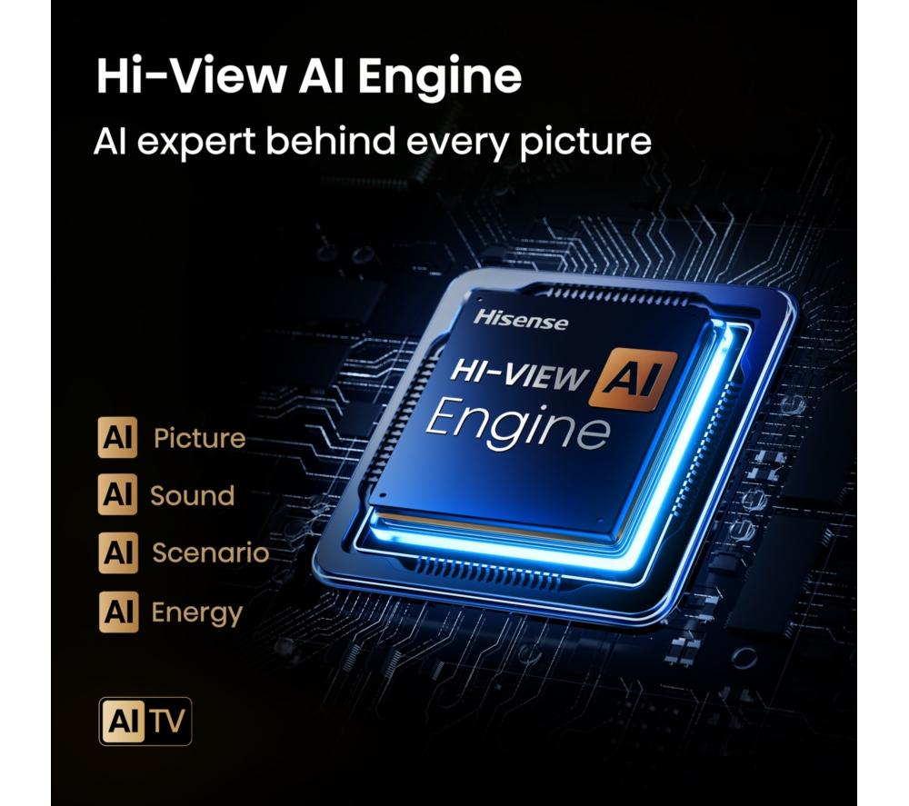 HISENSE E7Q PRO 50" QLED 4K HDR Smart TV with Freely - 50E7QTUK PRO