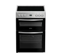INDESIT IDE6VDCS1 60 cm Electric Ceramic Cooker - Silver