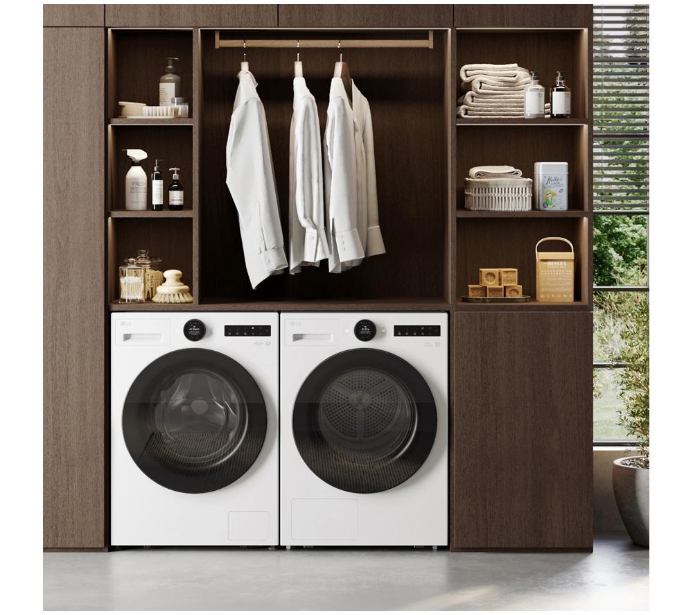 LG Series 7 AI Dry RHX7009TWB 9 kg Heat Pump Tumble Dryer - White