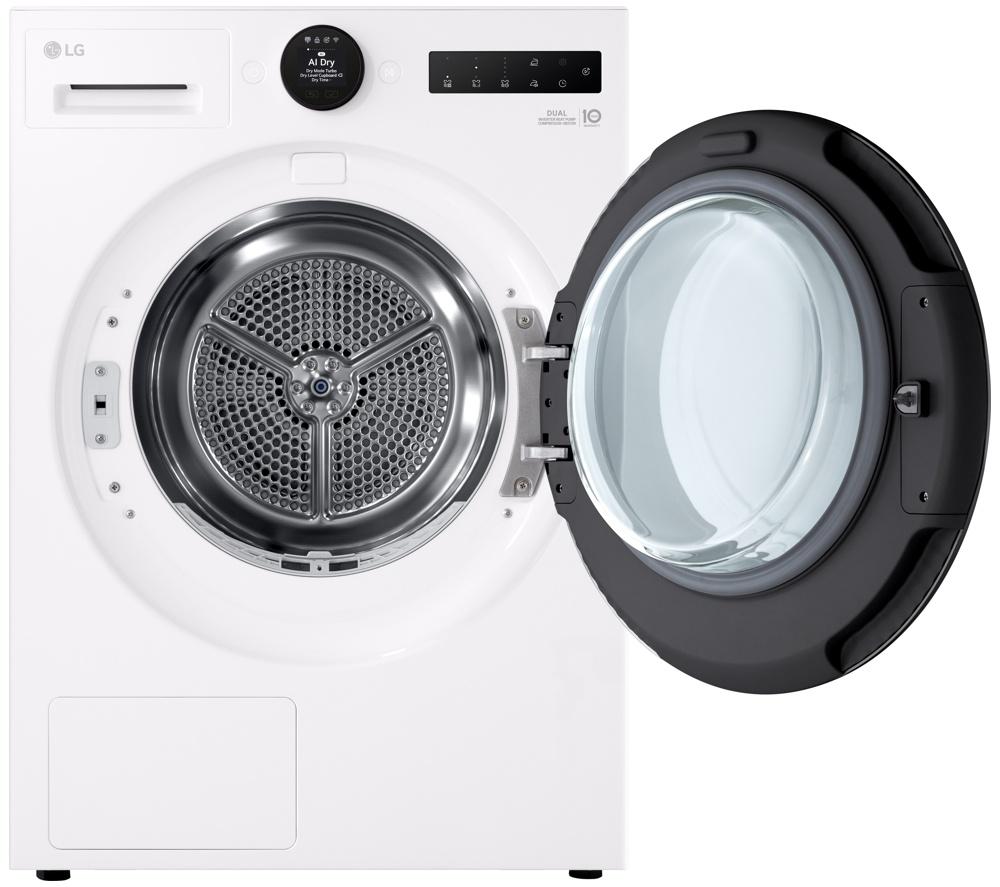 LG Series 7 AI Dry RHX7009TWB 9 kg Heat Pump Tumble Dryer - White