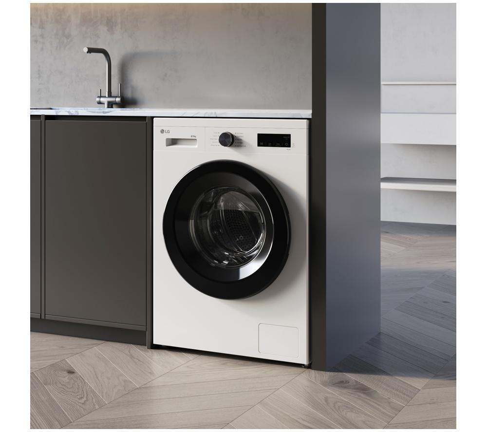 LG Series 2 Direct Drive W4X1095NWK WiFi-enabled 9 kg Washer Dryer - White
