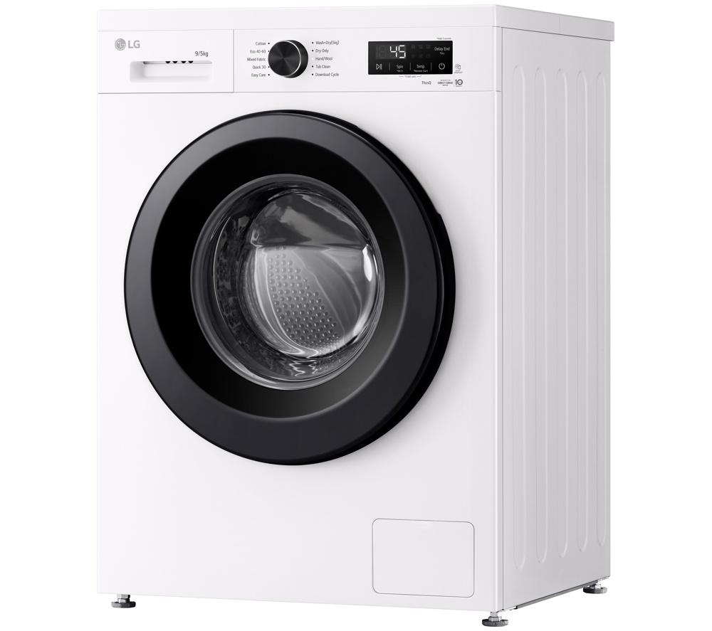LG Series 2 Direct Drive W4X1095NWK WiFi-enabled 9 kg Washer Dryer - White