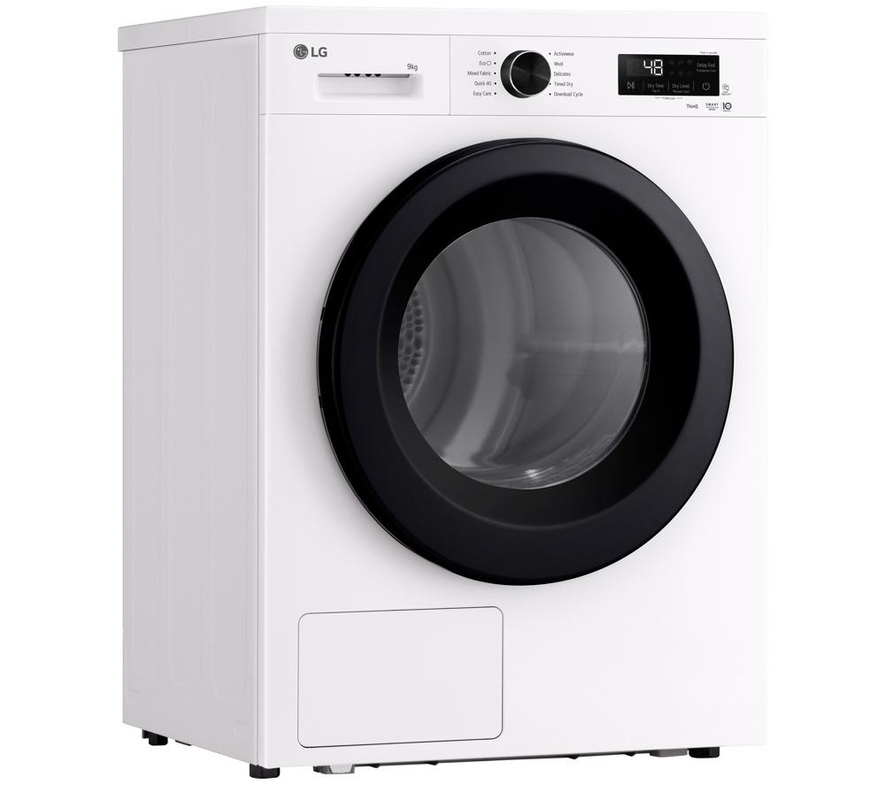LG Series 2 ThinQ RHX1009NWK 9 kg Heat Pump Tumble Dryer - White