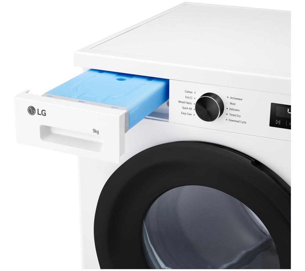 LG Series 2 ThinQ RHX1009NWK 9 kg Heat Pump Tumble Dryer - White