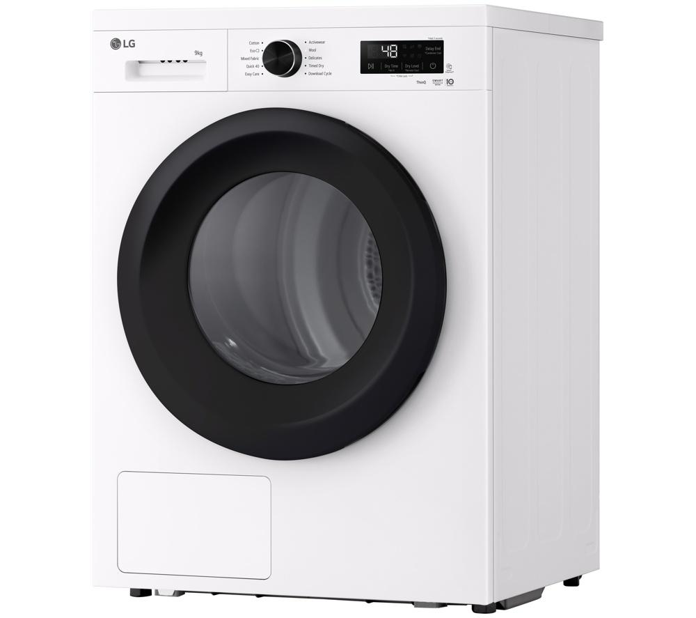 LG Series 2 ThinQ RHX1009NWK 9 kg Heat Pump Tumble Dryer - White