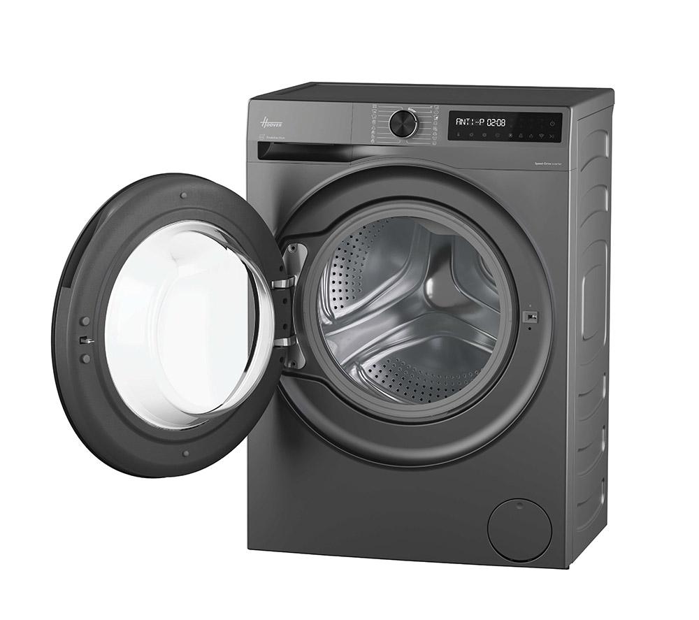 Lavadora HOOVER Pro Wash Series 3 HBR 410BL8G-80 con WiFi, 10 kg, 1400 rpm - Grafito