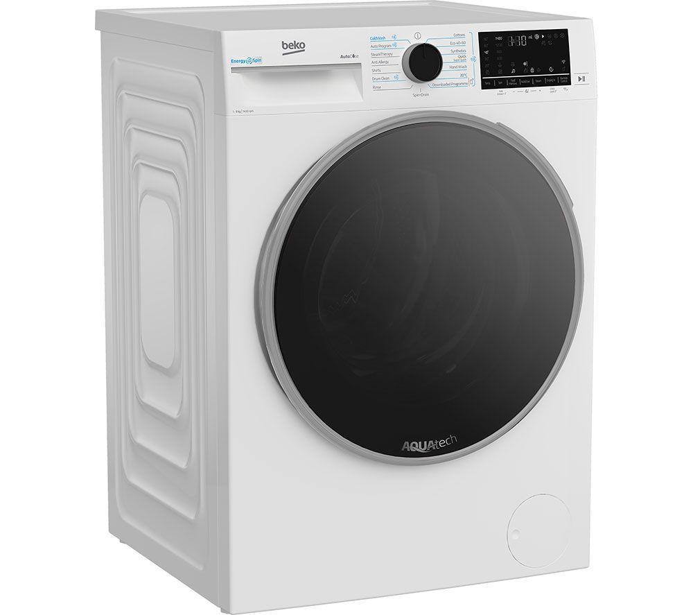 Lavadora BEKO PRO B5W5941BDW EnergySpin Autodose con WiFi de 9 kg y 1400 rpm – Blanca