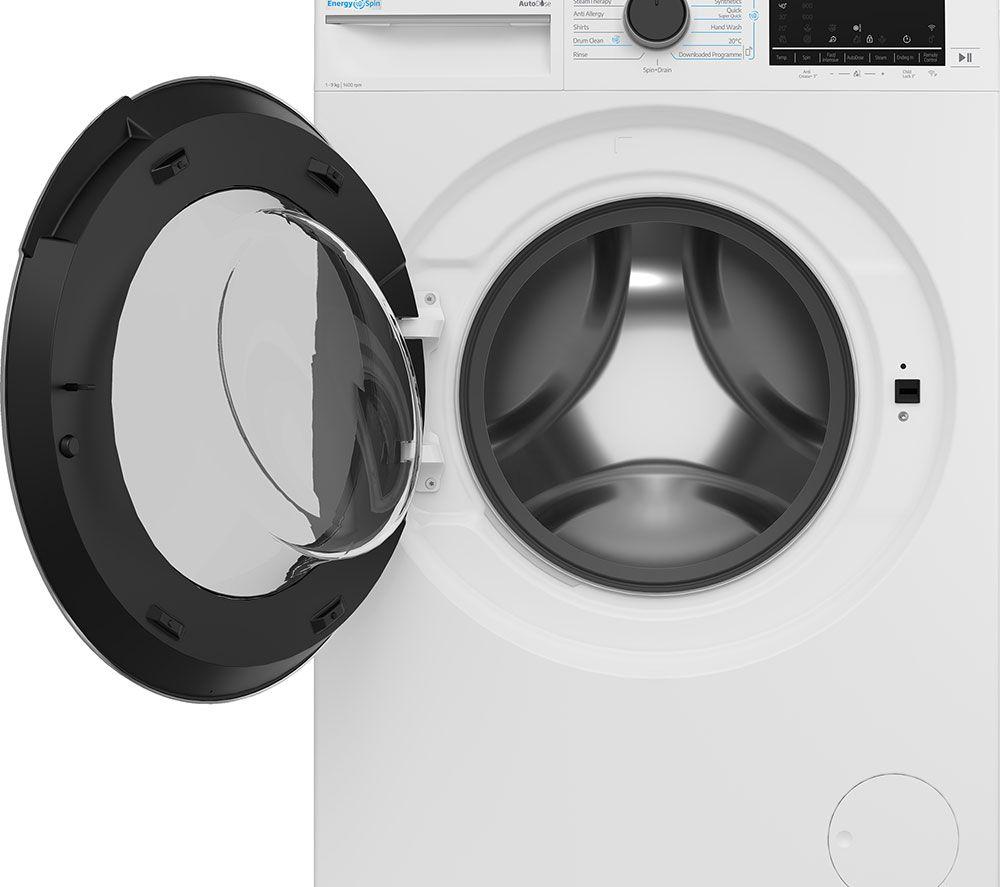 Lavadora BEKO PRO B5W5941BDW EnergySpin Autodose con WiFi de 9 kg y 1400 rpm – Blanca