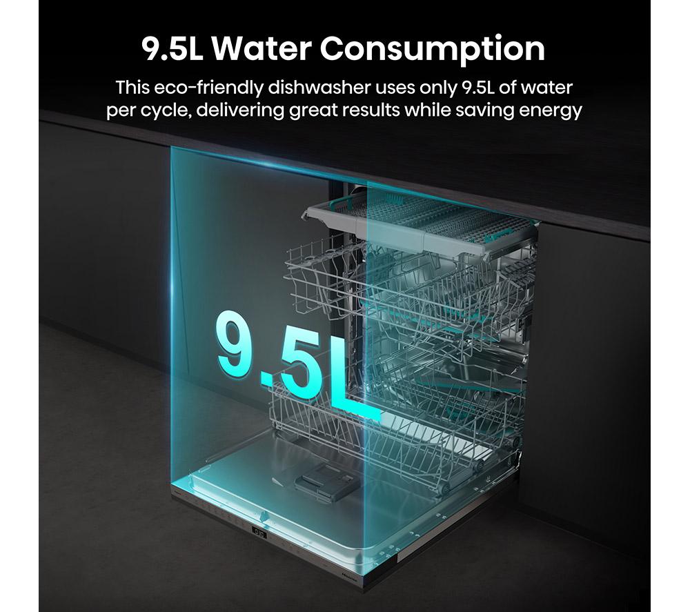 HISENSE HV663A60UK Lavavajillas de tamaño completo totalmente integrado