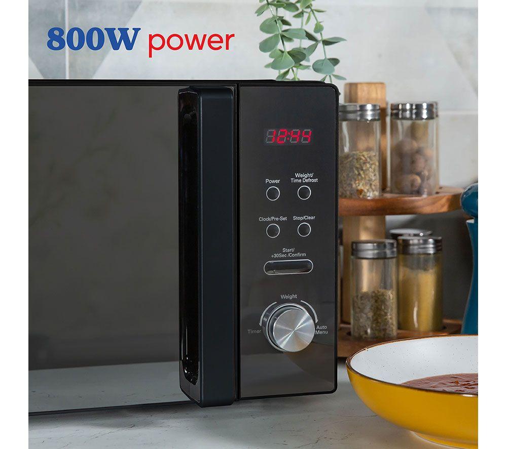 RUSSELLL HOBBS RHM2076B Compact Solo Microwave - Black