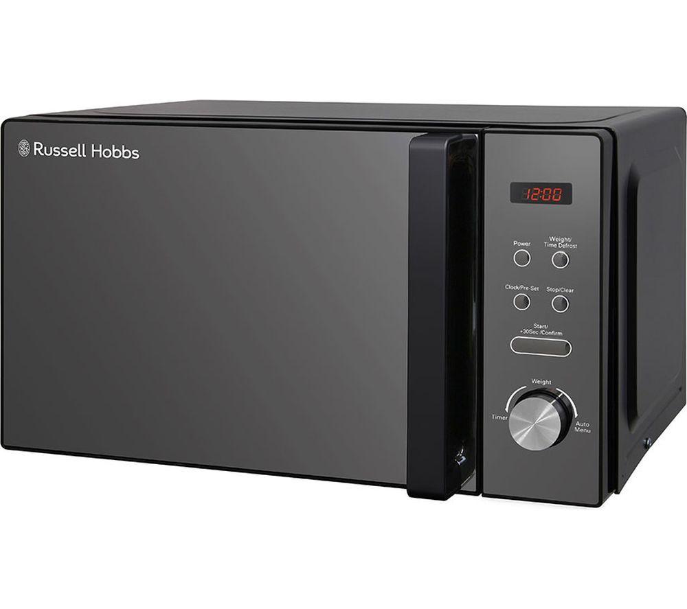 RUSSELLL HOBBS RHM2076B Compact Solo Microwave - Black