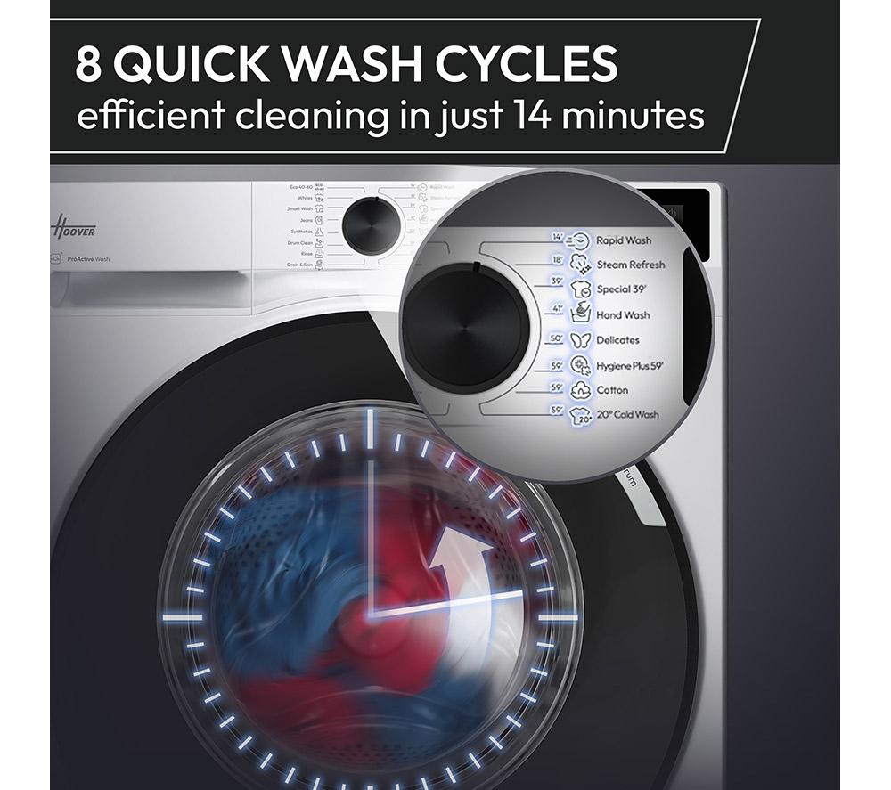 HOOVER Pro Wash Series 3 HBR 411BL9-80 WiFi-enabled 11 kg 1400 Spin Washing Machine - White