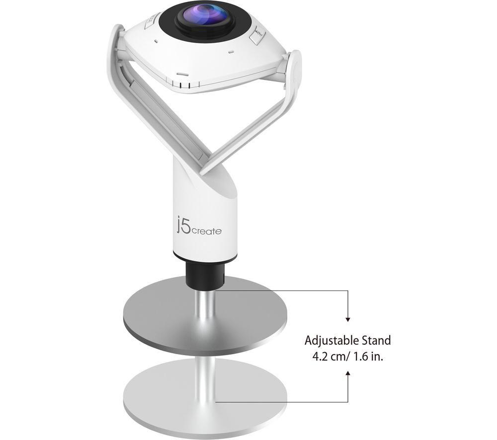 J5CREATE JVCU360-N Full HD 360 Webcam