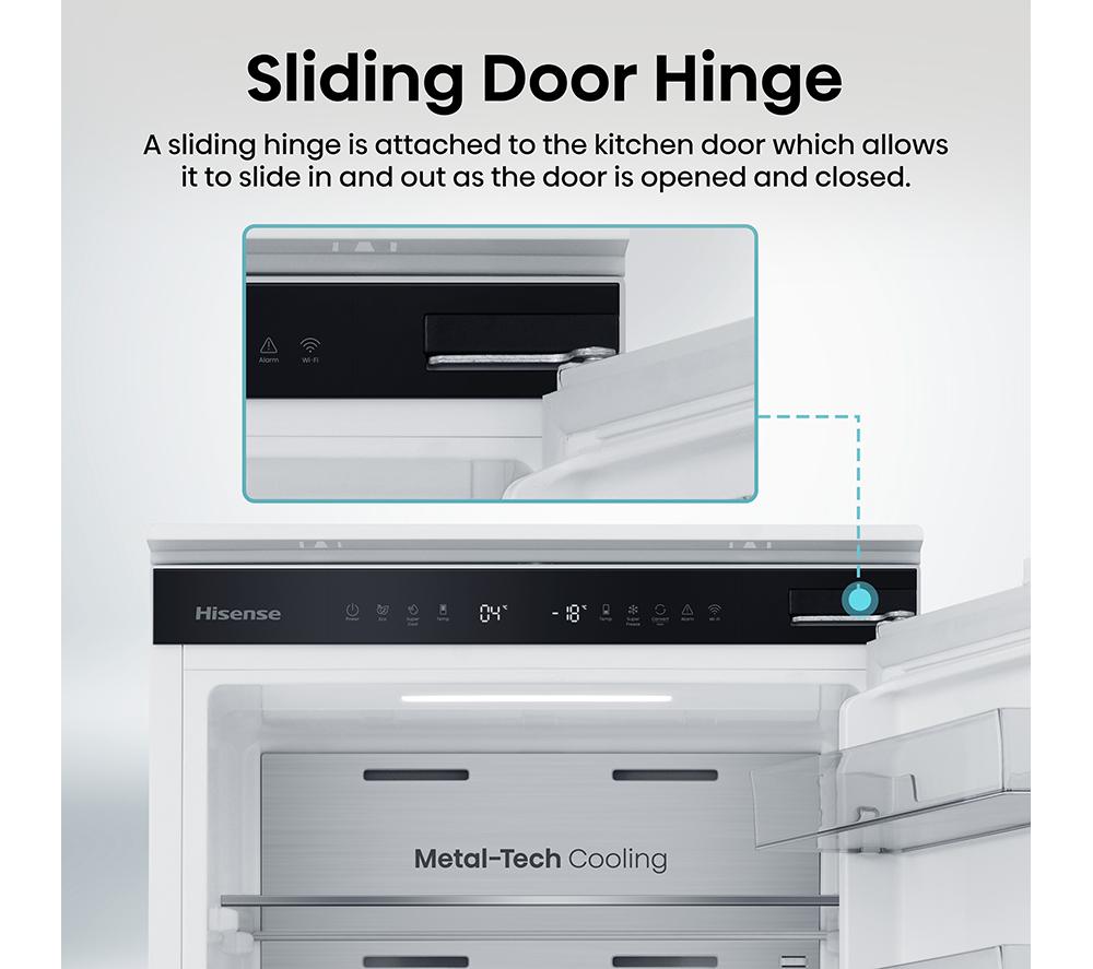 HISENSE RB3B250SAWE Integrierter Smart 70/30 Kühl-Gefrier-Kombination – Festtürtechnik