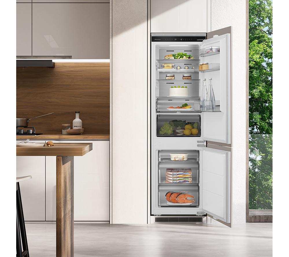 HISENSE RB3B250SAWE Integrierter Smart 70/30 Kühl-Gefrier-Kombination – Festtürtechnik