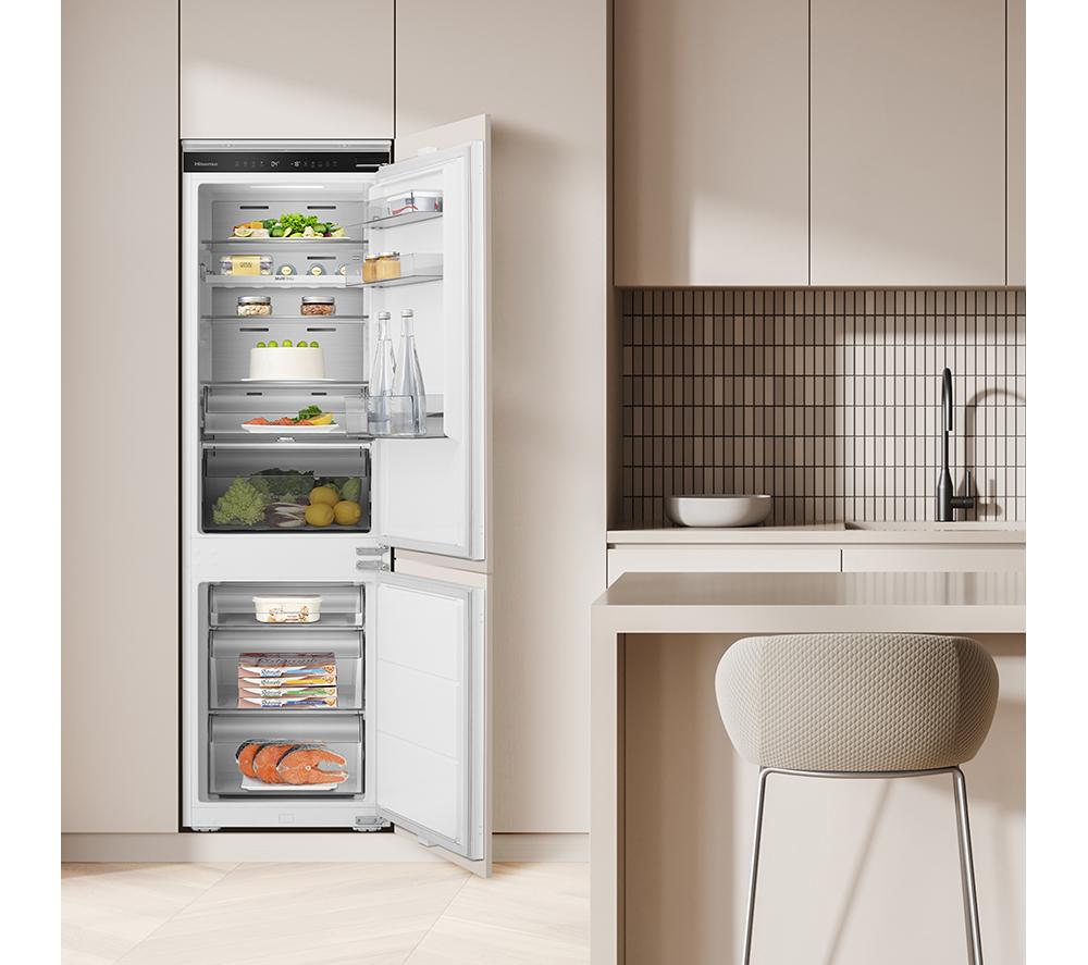 HISENSE RB3B250SAWE Integrierter Smart 70/30 Kühl-Gefrier-Kombination – Festtürtechnik