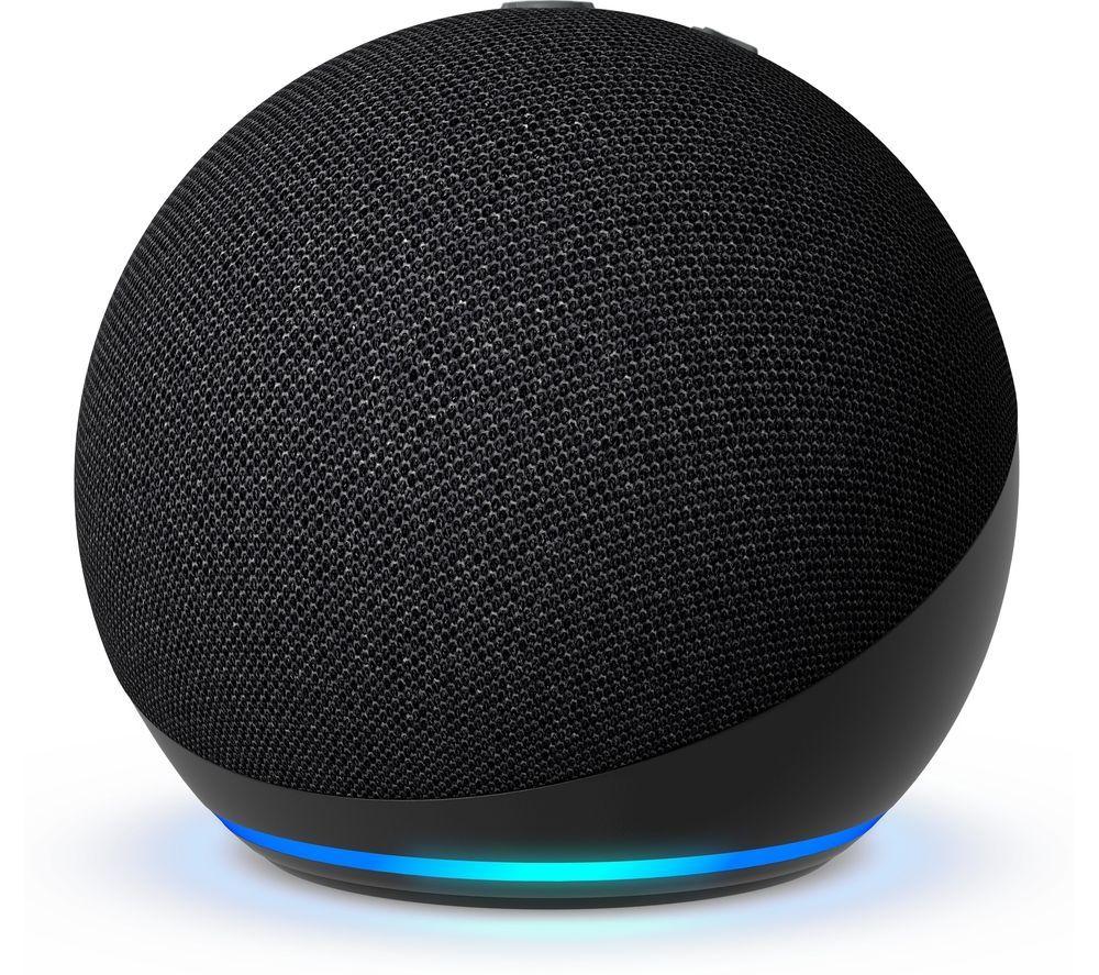 RING Battery Video Doorbell (3rd Gen) & Echo Dot (5th Gen) Smart Speaker Bundle