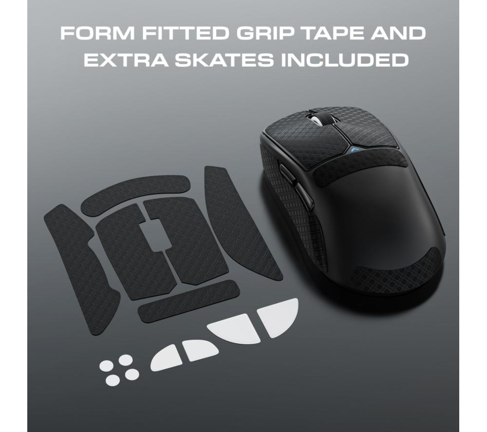 QPAD Mark Model 5 Wireless Optical Gaming Mouse - Black