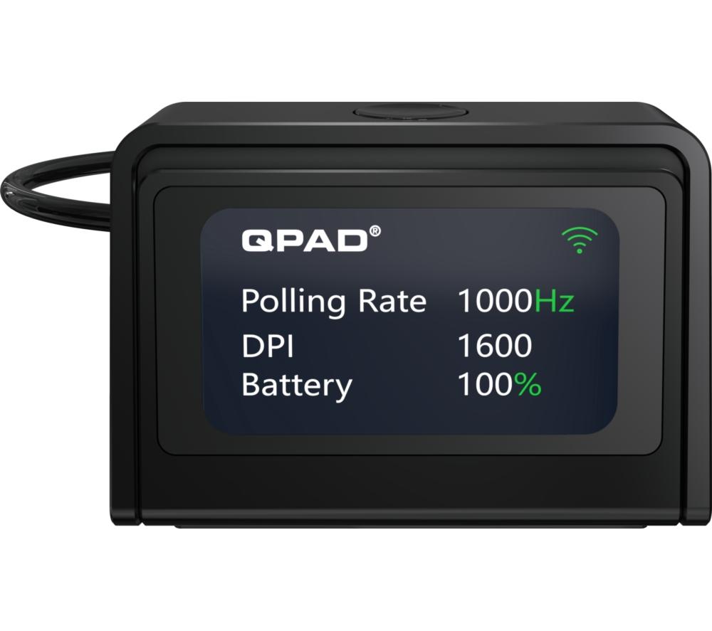 QPAD Mark Model 5 Wireless Optical Gaming Mouse - Black