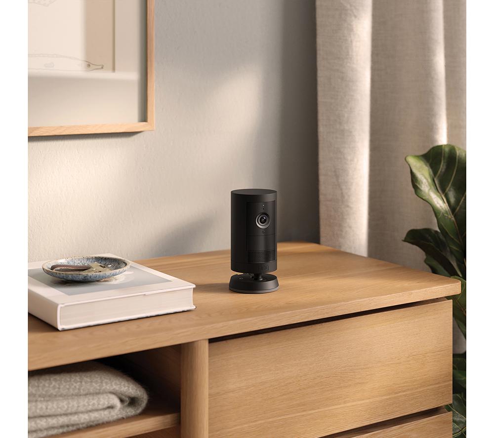 RING Outdoor Cam Plus Battery 2K WiFi Security Camera - Black
